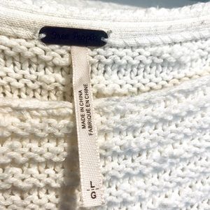 Free People chunky long sweater